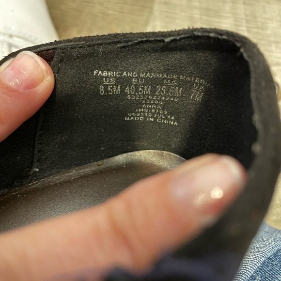 Women’s Black Suede Ankle Boots Size 8.5 - Picture 6 of 6